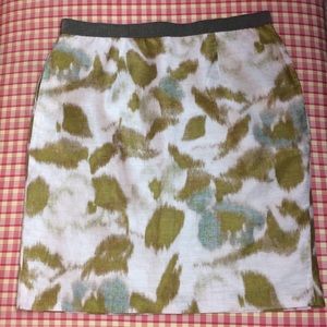 EUC Loft linen feel pencil skirt sz 10